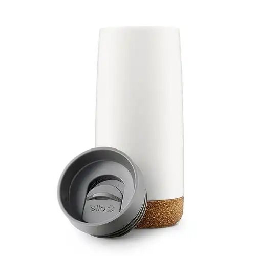 美国ello不锈钢保温杯带盖水杯茶杯真空马克防漏马克杯
