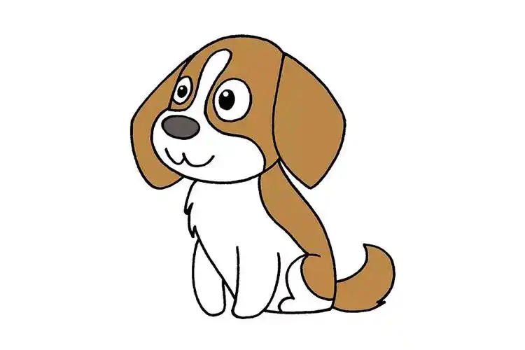 如何画小狗简单可爱