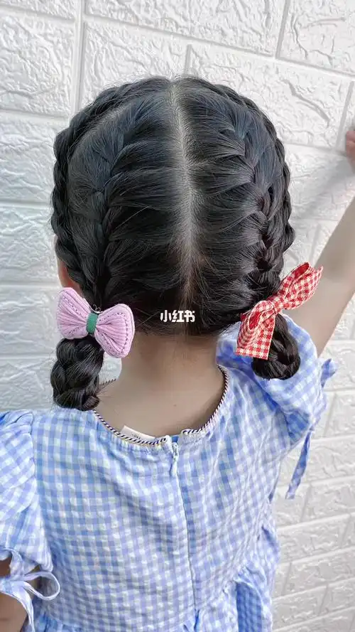 简单好看的儿童编发一看就会