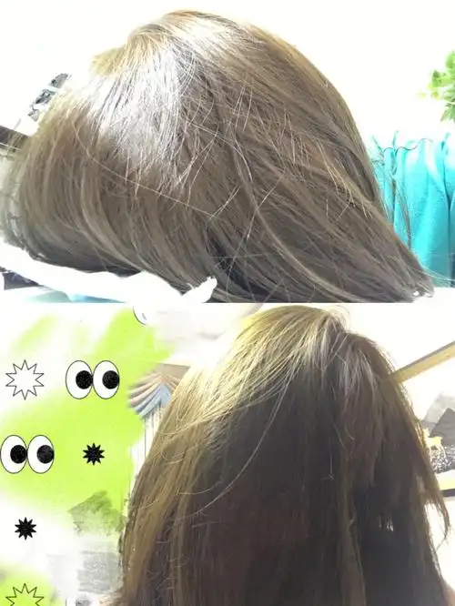 闷青染发的掉色过程