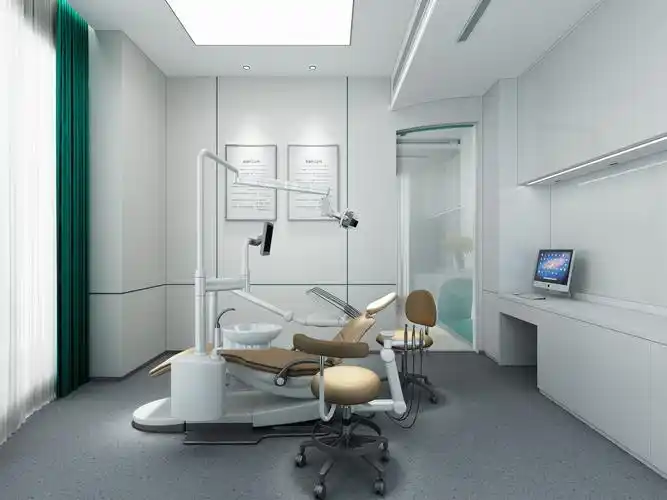 现代口腔医院大厅咨询室过道卫生间手术室休息区