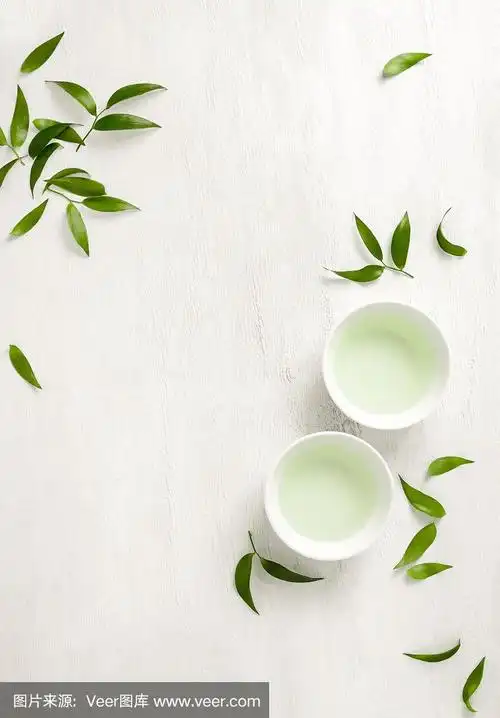 茶背景与文字空间