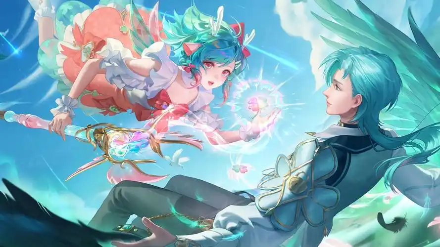 王者荣耀瑶与云中君 时之祈愿4k壁纸,是彼岸图网给您推荐的高清4k游戏