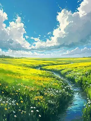 个人vip和企业vip免费下载免抠元素蓝天白云草地风景个人vip和企业vip