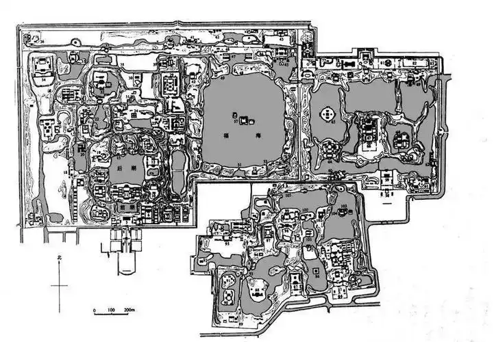 图/圆明园平面图