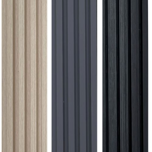 网红松木格栅生态木墙板实木板长城板凹凸形电视背景墙木吊顶木板