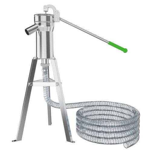 压水井手动手压井水泵压井井头抽水泵取水器农村老式不锈钢摇水泵