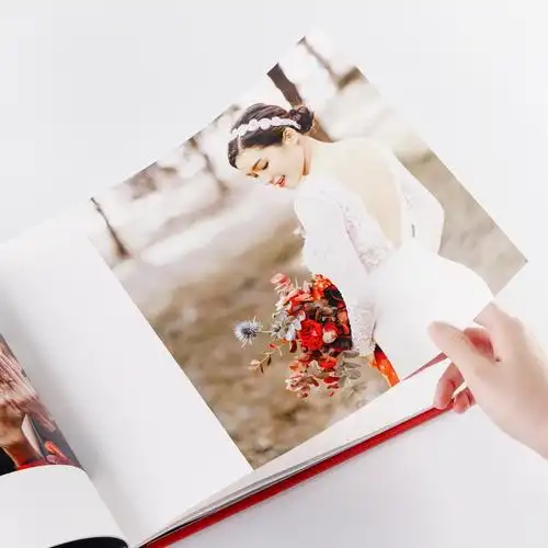 婚纱照相册定制高端影楼结婚婚庆皮质纪念册照片相册