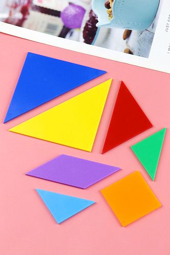 晨光七巧板智力拼图教具小学生几何图形认知益智拼板拼图