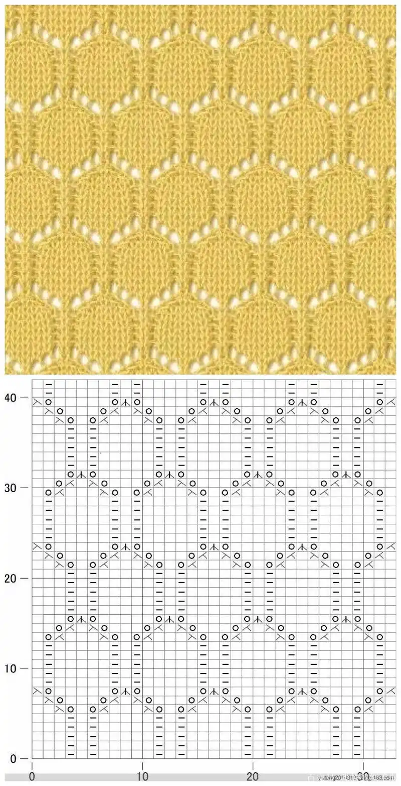 春秋衣的棒针镂空花样
