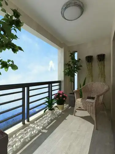 132平米客厅电视背景墙柜装修效果图