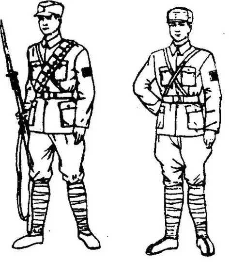 八路军战士简笔画