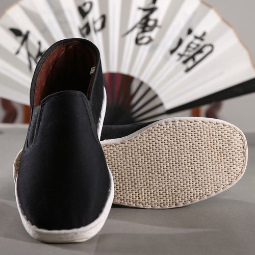 布鞋老北京布鞋棉鞋冬季加绒加厚保暖防滑工作一脚布鞋