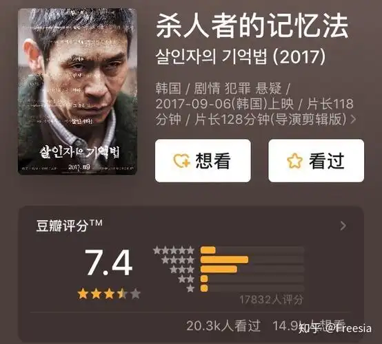 求一部韩国电影一个连环杀手凭借自己杀人经验寻找杀人凶手