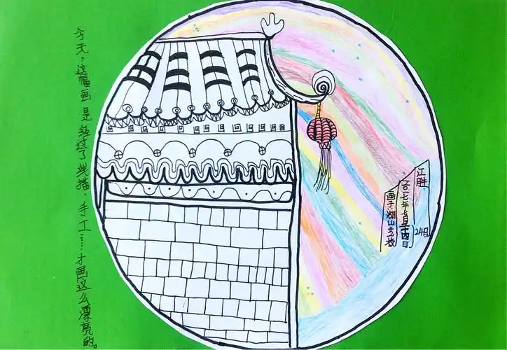 湖山艺校——线描班《飞檐》