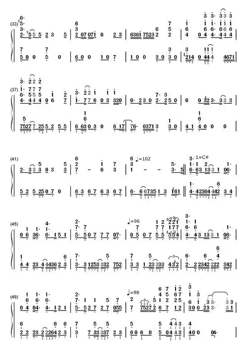 鸟之诗简谱-苍强曲谱