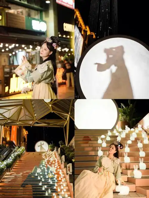 南宁不夜城中秋聚会国风拍照打卡胜地