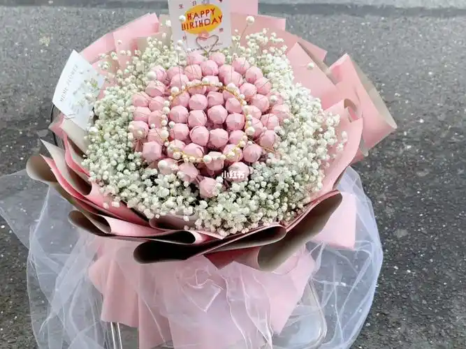 52颗棒棒糖花束