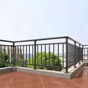 阳台护栏楼顶天台露台楼梯扶手锌钢烤漆栏杆室内外别墅庭院围栏