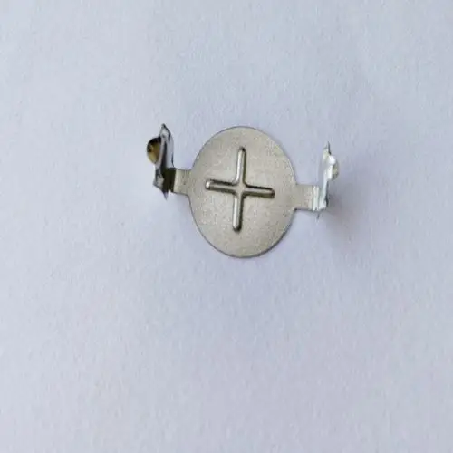 五金弹片2032电池扣纽扣电池扣正负极弹片五金片蜡烛灯 弹片 导电