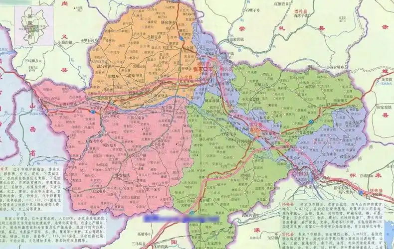 张家口地图全图高清版