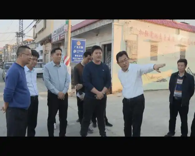 揭西刘端雄率队调研省道s239线坪上至金和段路面改造工程建设