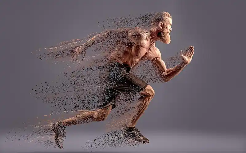 跑步的人,创意 壁纸