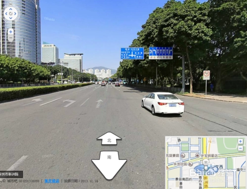 百度地图怎么看街景
