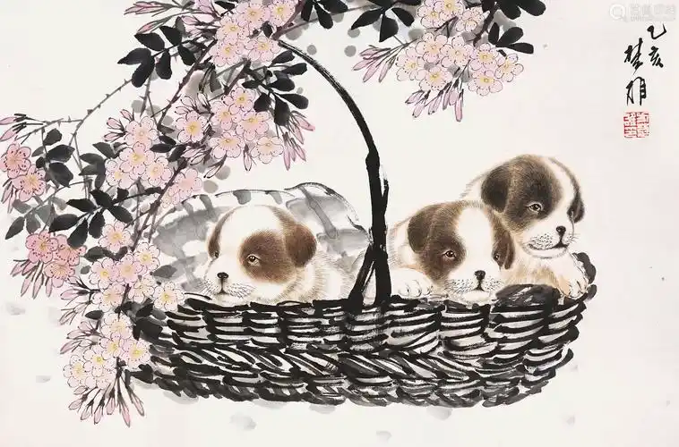 方楚雄2019年作休憩镜片设色纸本