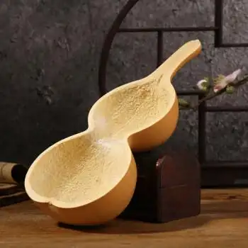 天然葫芦瓢盛水舀面勺水瓢绿色原生态干果容器五谷收