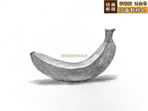 零基础如何画香蕉?绘画教程,简单易懂