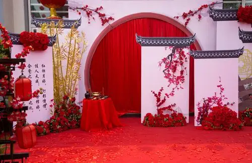 不失喜庆热闹的新中式婚礼