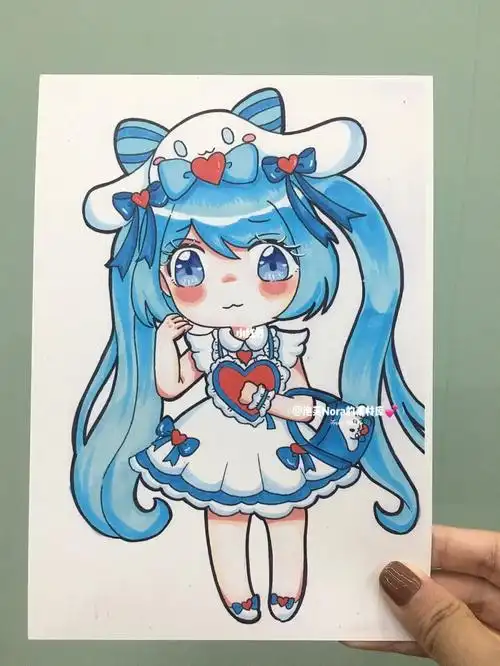 1661546615更新中|初级动漫女生人物(附线稿)