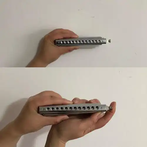 7.口琴的吹奏姿势和拿法