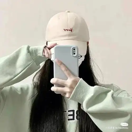 手机挡脸女生头像第二弹