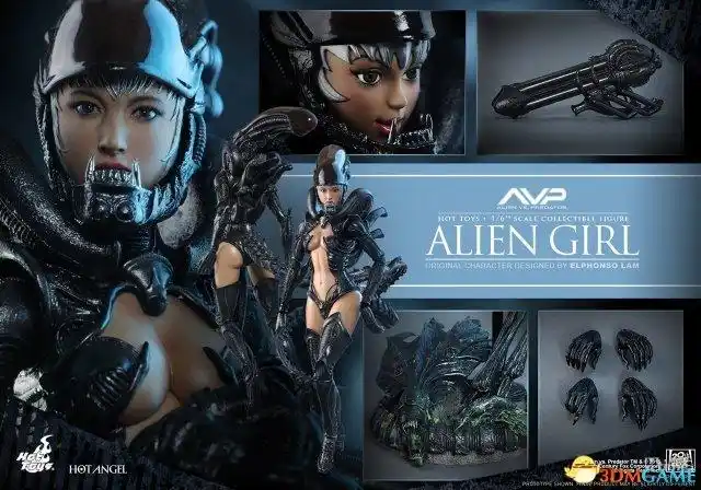 "异形"娘化版人偶袭来 童颜爆乳让人害怕不起来