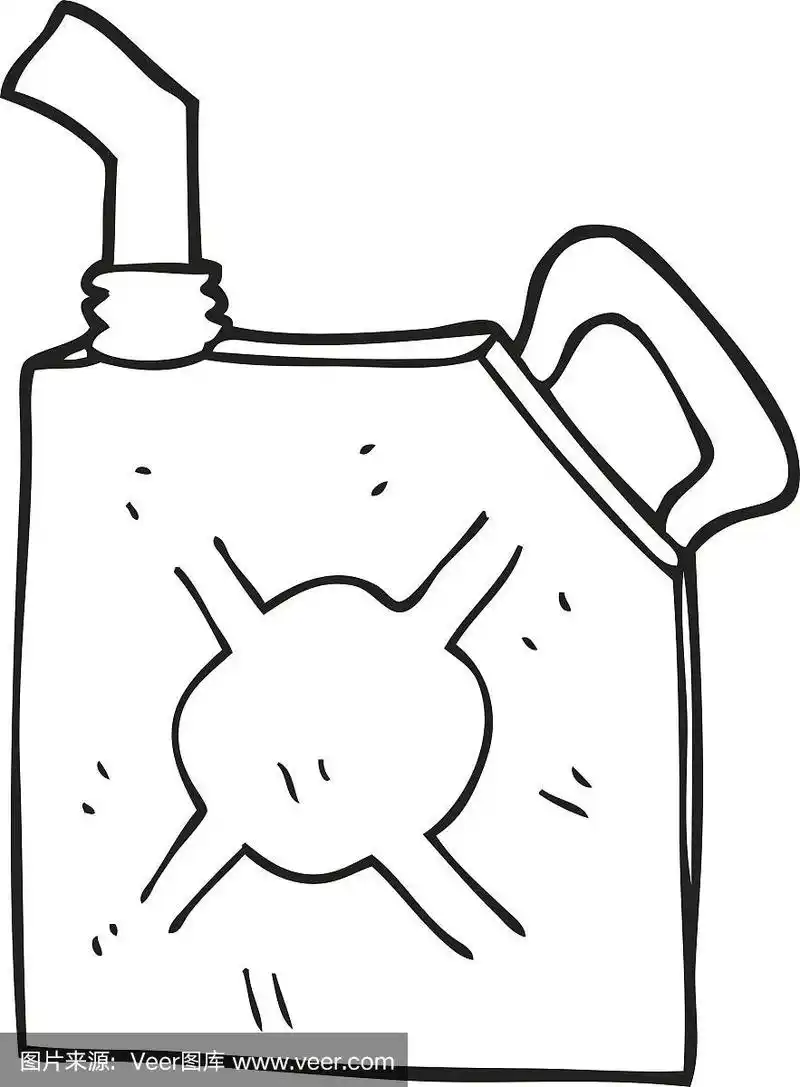 黑白图片,汽油桶,卡通,彩色书,乱画