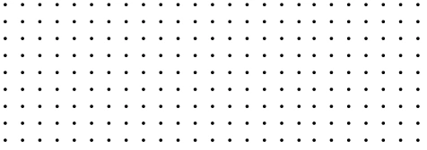 在下面的点子图上画一个长方形,一个正方形和一个三角形.