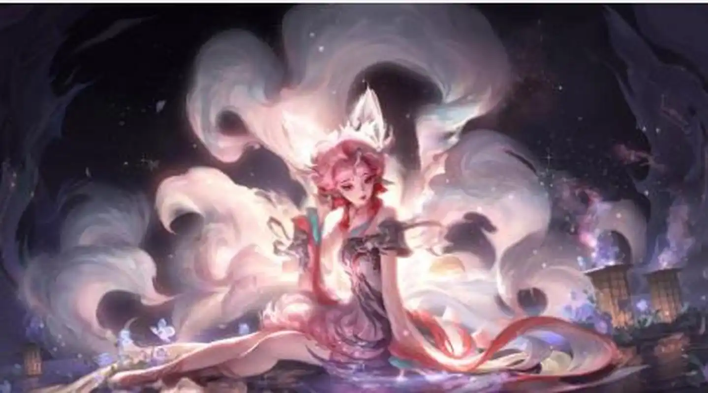 王者荣耀妲己-九尾狐海报原画,九尾狐的品质绝对能决定这个游戏的未来