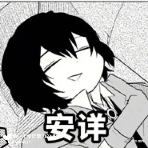 一波文豪野犬黑白表情包