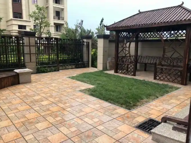 高颜值户外庭院花园露台地砖别墅防滑瓷砖