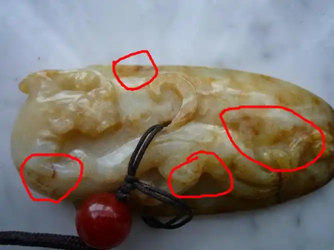 浅析古玉受沁与饭糁,绺裂的关系(****)-玉石-考