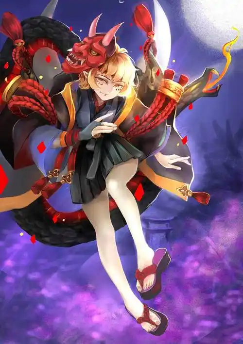 阴阳师般若怪兽m子的般若插画图片