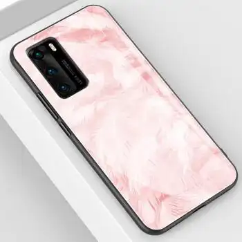 华为p40手机壳华为p40pro玻璃壳华为 p40男女款pro硬保护外套适用网红