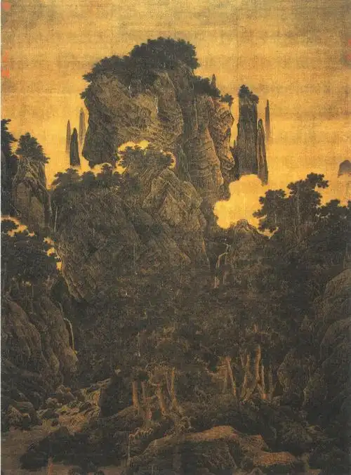 万壑松风图原图影印与赏析