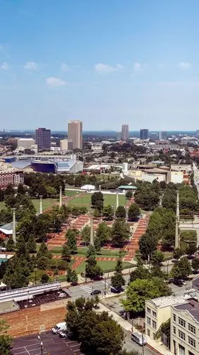 亚特兰大,乔治亚州,美国,摩天大楼,建筑物,城市壁纸