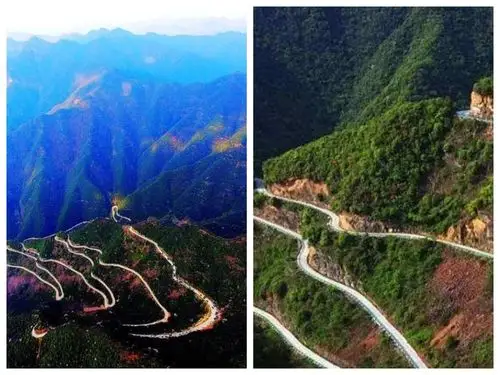 这里就是皖南"川藏线"最最具特色的路段 六道湾.