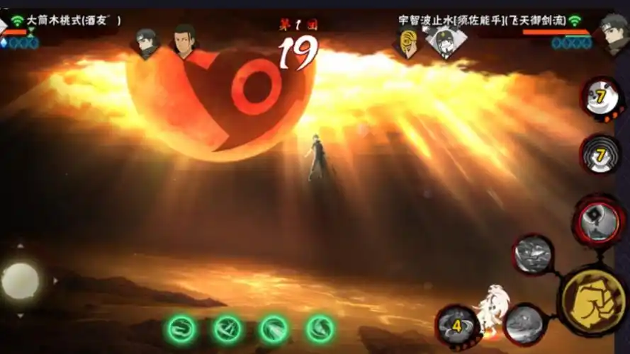 须佐止水体验卡,别天神!完全体须佐!特殊机制展示!首次实战穿三.