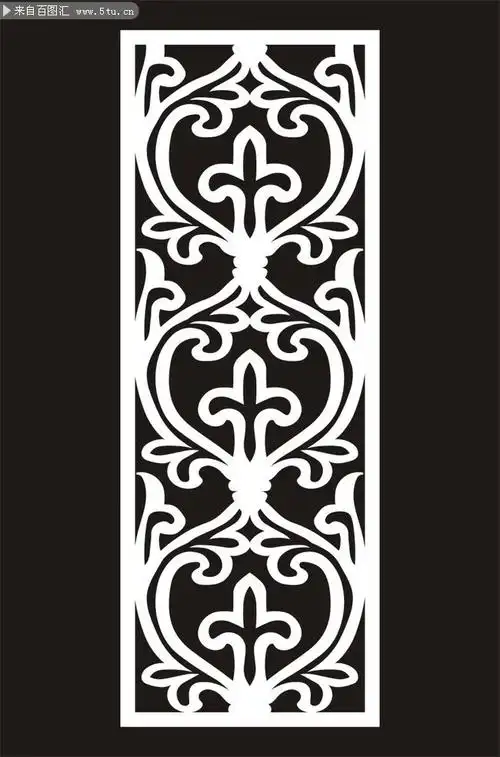 中式雕刻花纹矢量图片素材