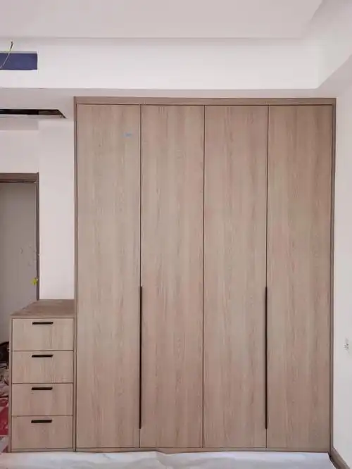 爱格h1377原木色衣柜经典百搭